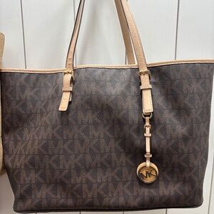 Michael Kors monogrammed Quinn bag